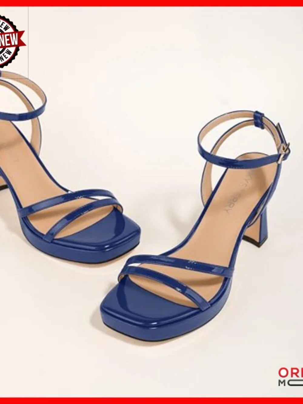 Strappy Platform Heels Chunky Block High Heel Sandals Wedding Prom 3 Inch